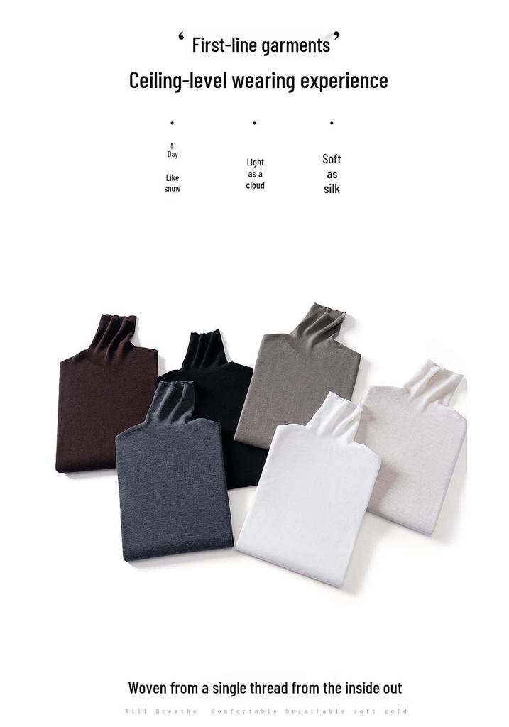 Women's Slim-Fit Long-Sleeve Wool Turtleneck Sweater for Autumn/Winter