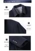 Men's Mid-Aged Wool Lapel Jacket - Business Casual Button-up for Autumn/Winter