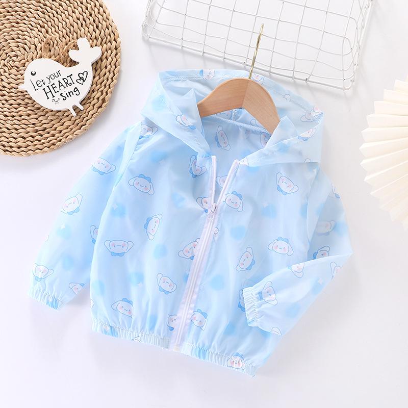 Lightweight Breathable Hooded Summer Jacket for Girls – Stylish & Sun-Protective