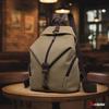 Cross Stylish and Perfect for Casual and Simple Design with Side Compact Zipper Basic Design for Outdoor and Everyday Made of This Stylish Backpack Is