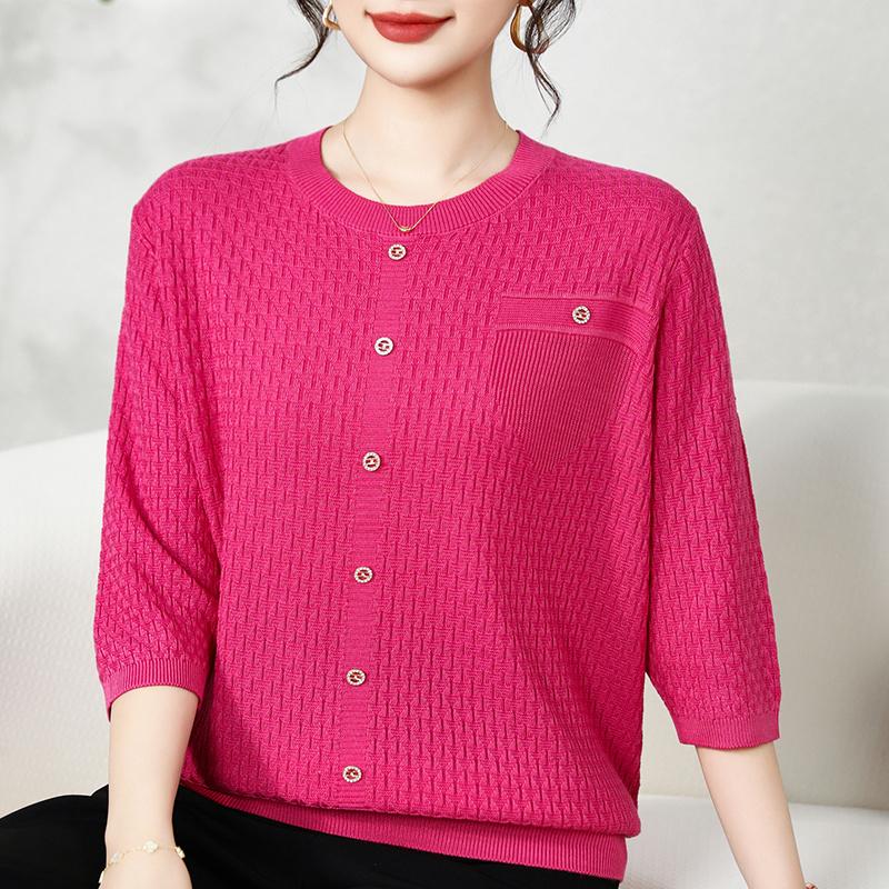 QingHe Cashmere Women's 30% Cashmere Sweater - Soft & Warm Wool Blend Pullover