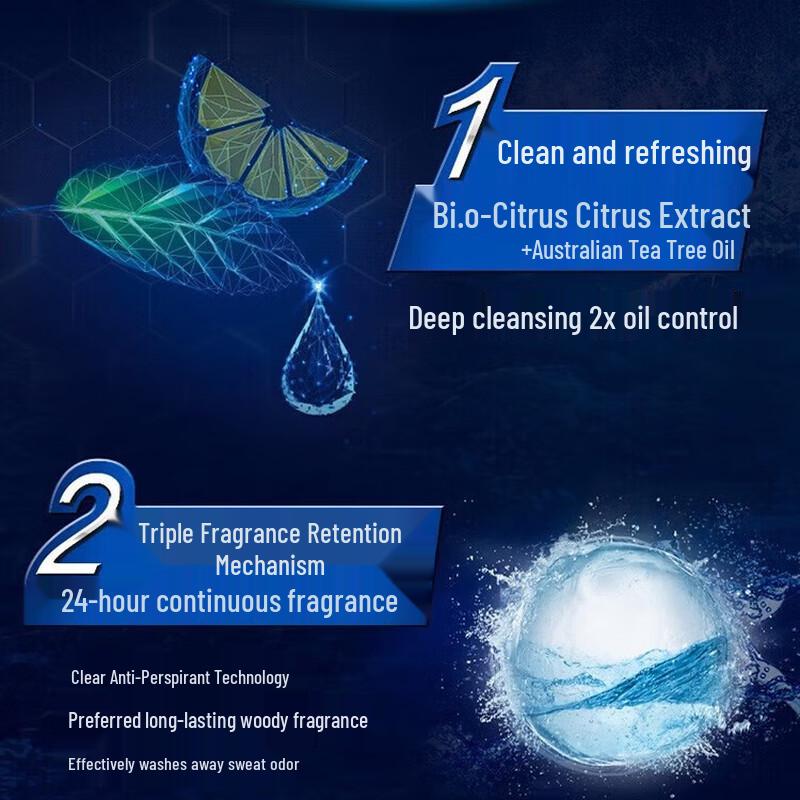 CLEAR Men Deep Sea Exploration 2-in-1 Shower Gel