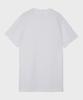 BASIC HOUSE Uni Layered Round Neck Short Sleeve Tee Long Length (+7Cm) White Lats0106