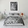 Tiger Pattern Bedding Set Cute Bear Kawaii King Twin Double Child Bedding Collection Microfiber Or Polyester Duvet Cover Collection