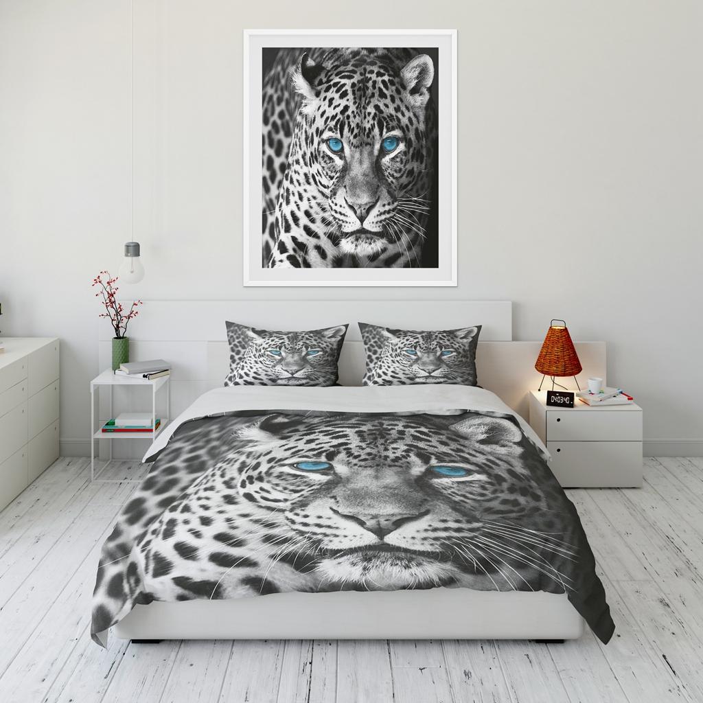 Tiger Pattern Bedding Set Cute Bear Kawaii King Twin Double Child Bedding Collection Microfiber Or Polyester Duvet Cover Collection