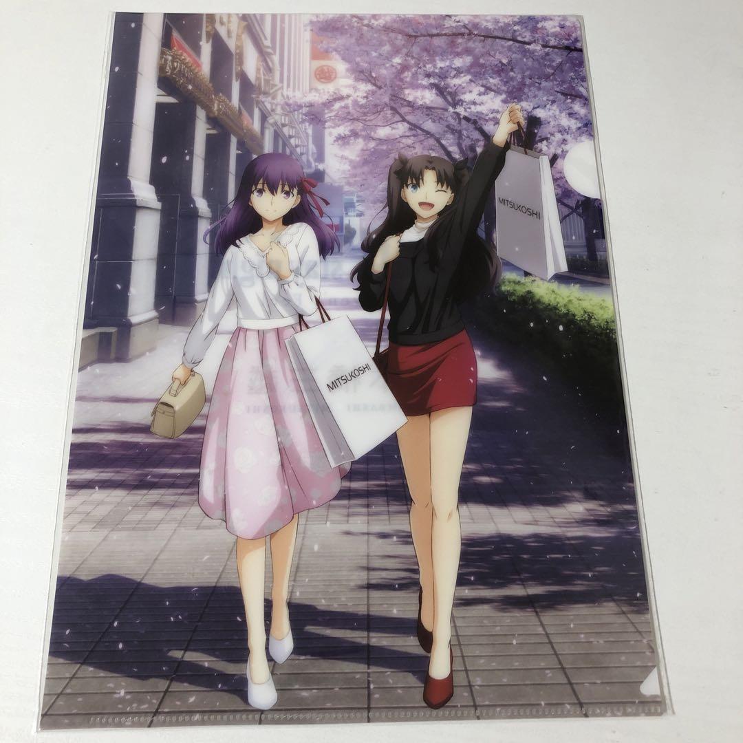 

[USED] Sakura Matou, Rin Tohsaka, Fate, Nihonbashi Mitsukoshi, Clear File