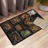 Insect Collage Pattern Rug Floor Mat for Living Room or Bedroom Soft and Comfortable Carpet a Gift for Birthday and Holiday.