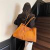 Yogodlns Women Vintage Tote Bag Solid Color Shoulder Bag Large Capacity Handbag Commute Satchel Bag for Work Travel Shopping
