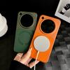 For Oppo Find X8 Pro Ultra Case Embossed Litchi Pattern Leather Magnetic Wireless Charging Anti-Fingerprint Great Grip Cover