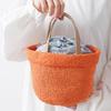 Raw wool knitting kit Bag with inner pouch #16-1