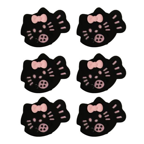 6Pcs Girl Hair Pins Cat Fish Resin Design Side Bang Hair Clips Stable Grip No Damage Small Hairpins Daily Travel Hair Accessories
