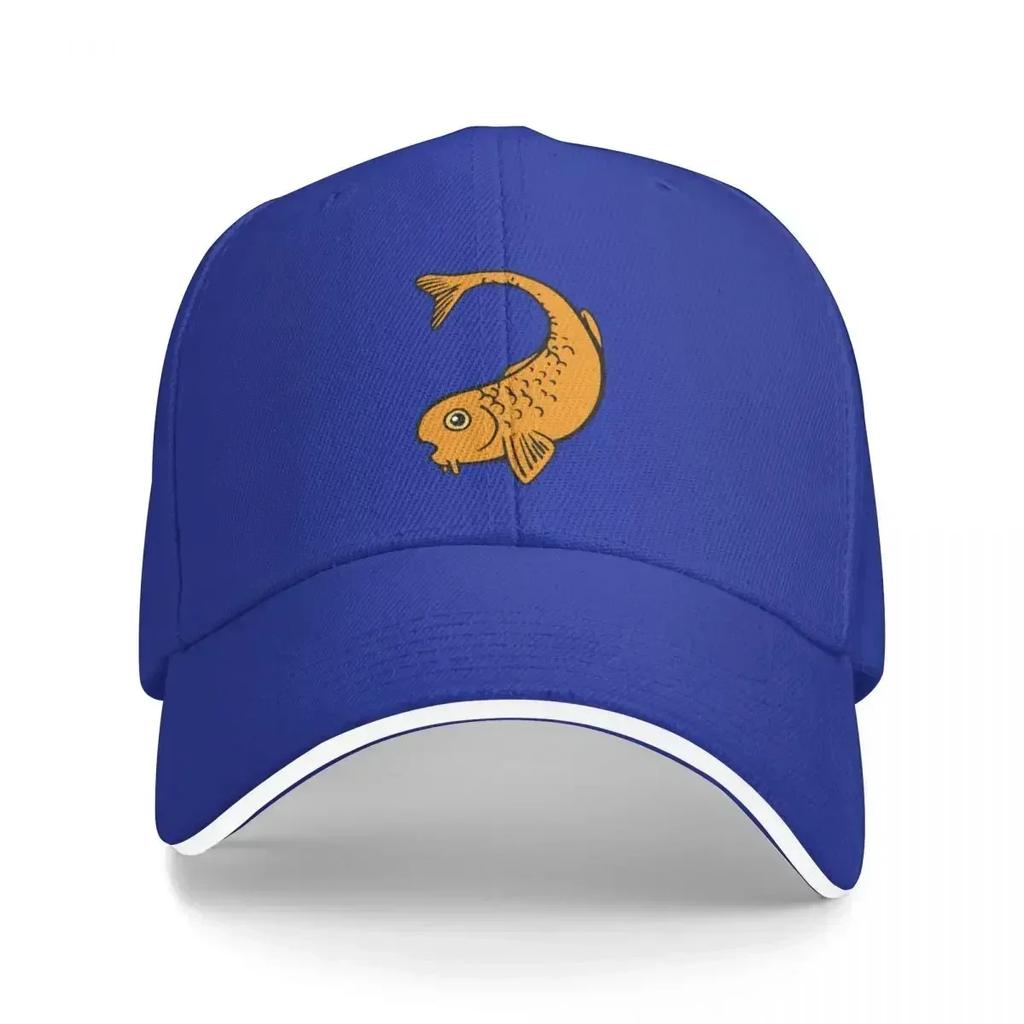 Koi Pond Pattern Baseball Cap Mountaineering Military Tactical Cap fishing hat Unisex Caps Womens