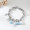 A Stylish Hollow Star Pendant With Geometric Splicing Designed Car Rearview Mirror And Steering Wheel Decoration Accessory