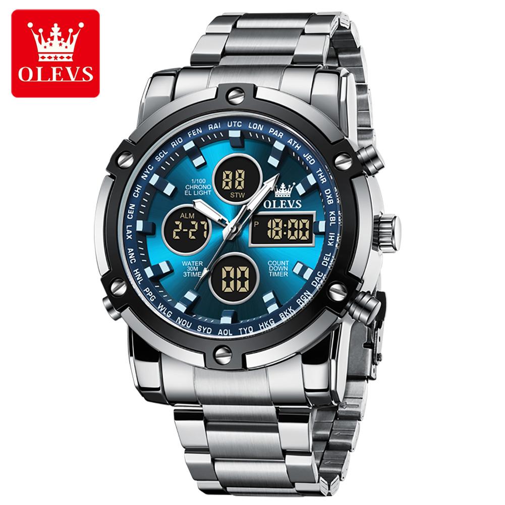 

Часы OLEVS Многофункциональные электронные часы Спортивный хронограф Мужские часы Мужские часы