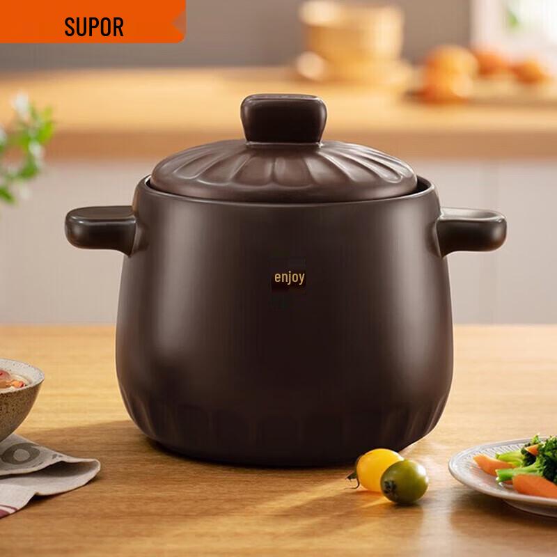 SUPOR 6L Ceramic Clay Pot for Stews and Soups