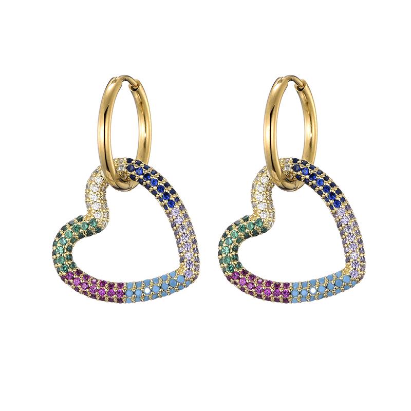 Classic Stainless Steel Ear Buckle For Women Trendy Gold Silver Color Big Oval Rectangle Hoop Huggie Punk Hip Hop Jewelry Gift