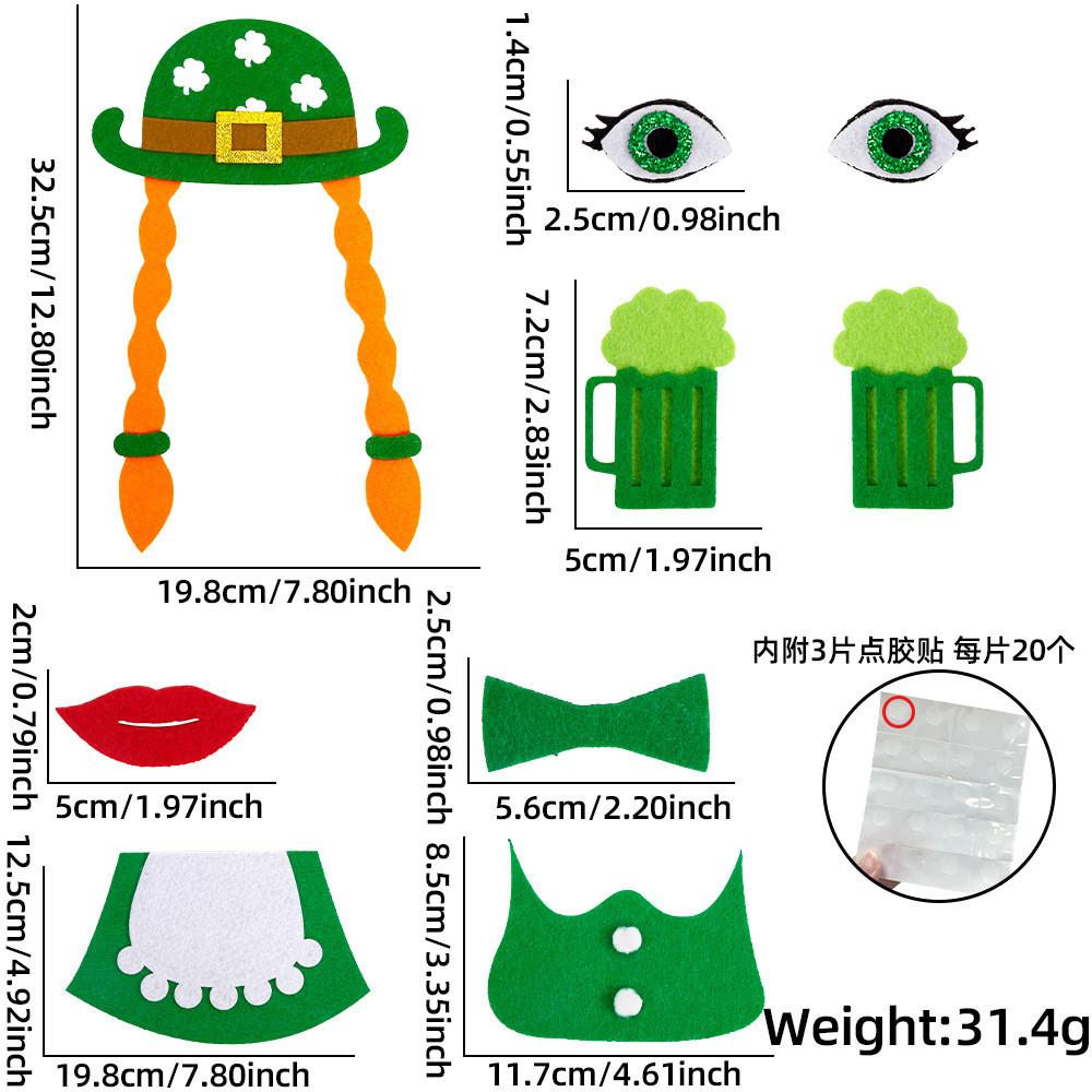 Whimsical St Patricks Day Door Decorations Featuring Playful Leprechaun And Styles Clover