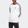 Adidas Adicolor Classics 3-Stripes Long Sleeve Tee White Men Streetwear IA4879