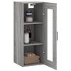 Wall Cabinet Gray Sonoma 34.5 x 34 x 90 cm