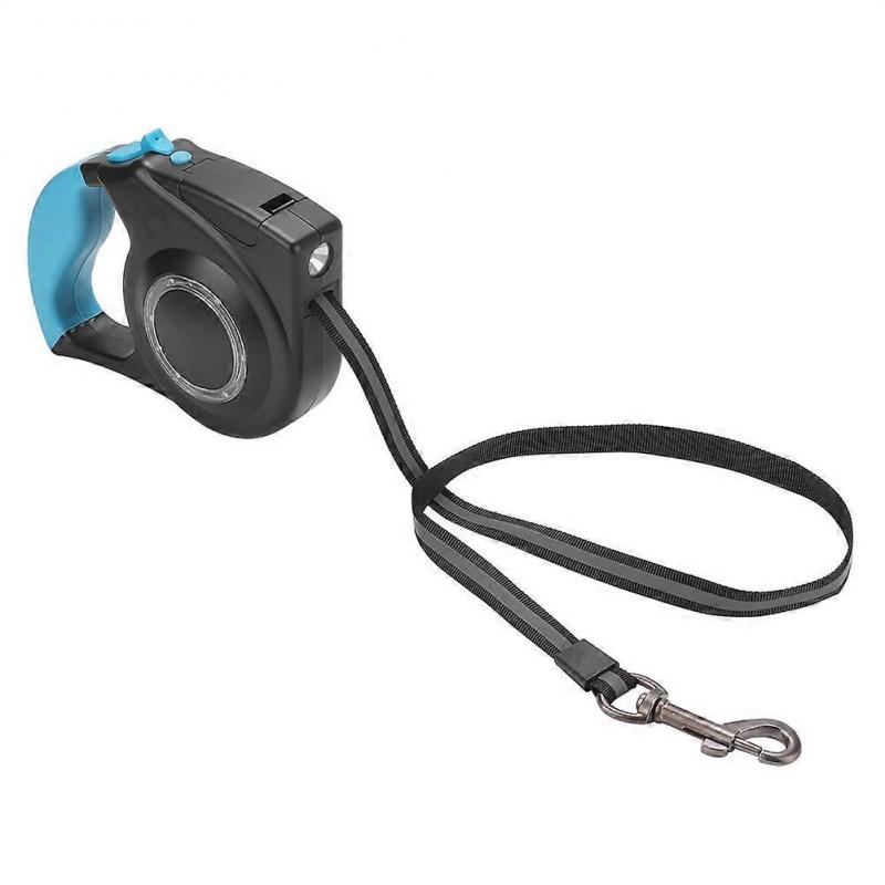 Adjustable Durable Soft Locking Braking LED Dogs Walking Traction Lead Strap Rope Belt