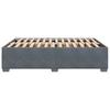 Vidaxl Bed Frame Without Mattress, Dark Gray, 140X200 Cm, Velvet