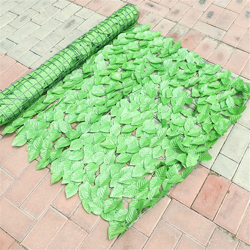Cerca de Folhas Artificiais de Jardim Rolo de Tela de Cobertura Protegido contra Desbotamento por UV Tela de Privacidade