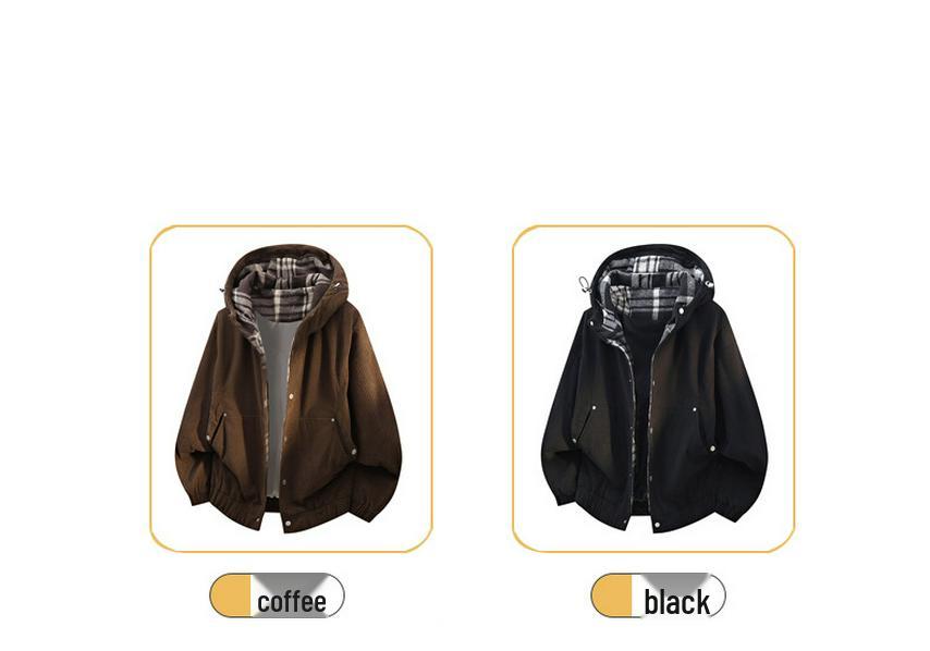 Spring 2026 Men's Trendy Corduroy Jacket: Versatile Youth Fashion Outerwear