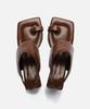 Then Summer Toe Sandal Heels / Brown