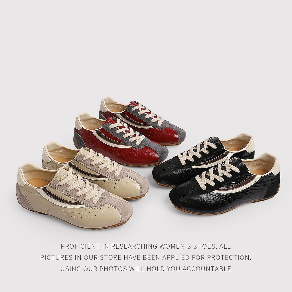 Cowhide European Board Shoes Women'S Shoes Outdoor Whitehead Breathable Advanced Sense