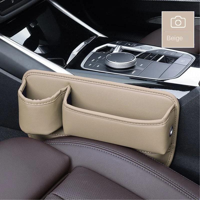 1/2PCS Storage Box Multifunction Car Seat Gap Organizer Storage Box Pocket Universal Wallet Keys Card Cup Phone Holder Auto Interior Accessories