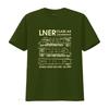 LNER Class A Locomotive Train T Shirt Unisexs Blueprints Birthday  vintage Washed Breathable streetwear Stretched Soft