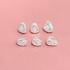 S999 Sterling Silver Good Luck Spacer Beads for DIY Crystal Bracelet or Necklace - Irregular Shape Rope Accessories