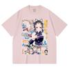 230 Gsm 100% Cotton Demon Slayer V16 Shinobu Print Unisex Heavy Cotton T Shirt