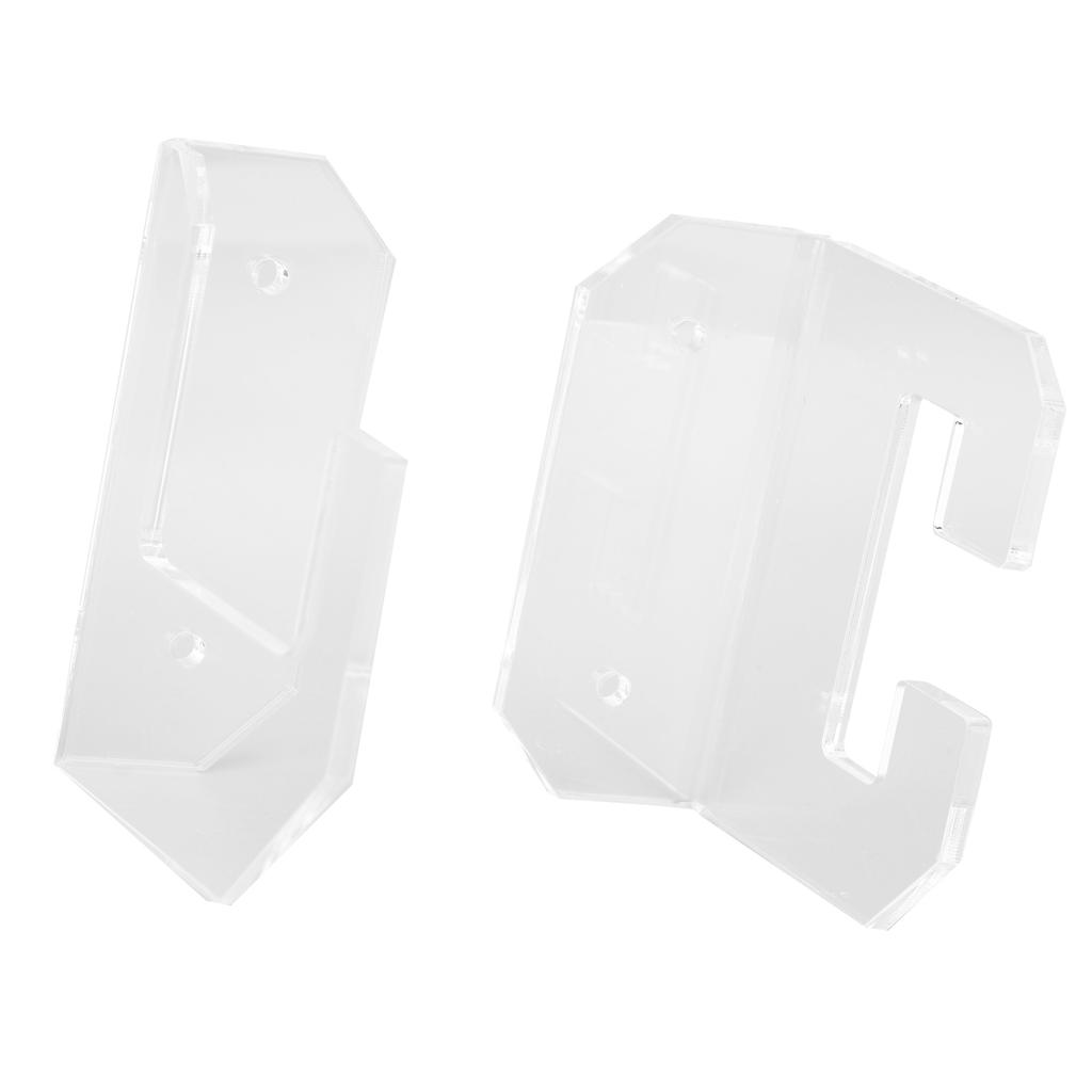 Samurai Sword Holder Horizontal Wall Mount Acrylic Sword Rack Flat Blade Display Stand with Screws