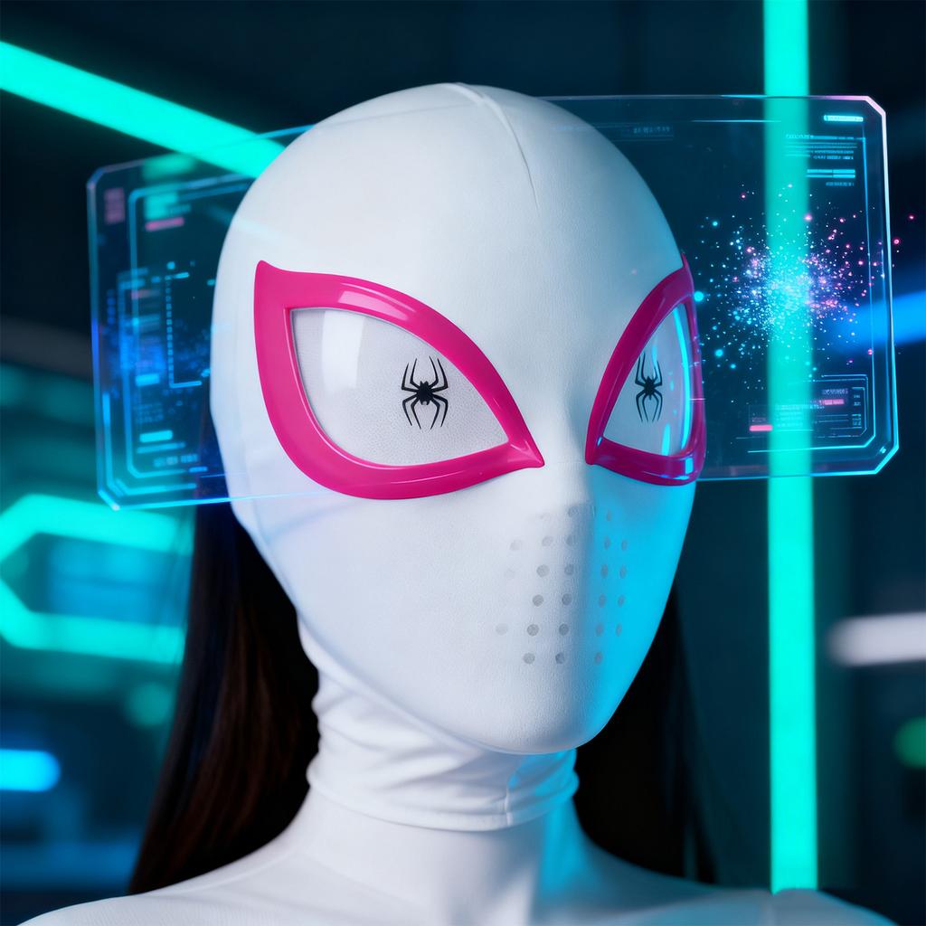 Gwen Headpiece -Activated Glow-in-the-Dark Cosplay Electric Mask Gift For Adults And Children