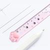 1PC Simpatico Righello Dritto in Plastica a Forma di Zampa di Gatto Kawaii Materiale Scolastico e da Ufficio Accessori per Planner Premio Studente