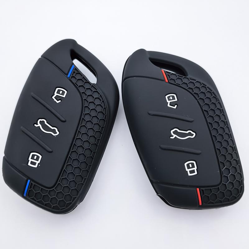 For Mg 4 Mg4 Ev Mg Hs Gt Zs Ev Zx Mg5 Mg6 3 Button Silicone Car Remote Fob Key Cover Case For Roewe Rx3 Rx5 Rx8 Erx5 I6 I5