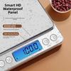 Stainless Steel Digital Kitchen Scale LCD Display Coffee Balance Scale  For Diet Tracking