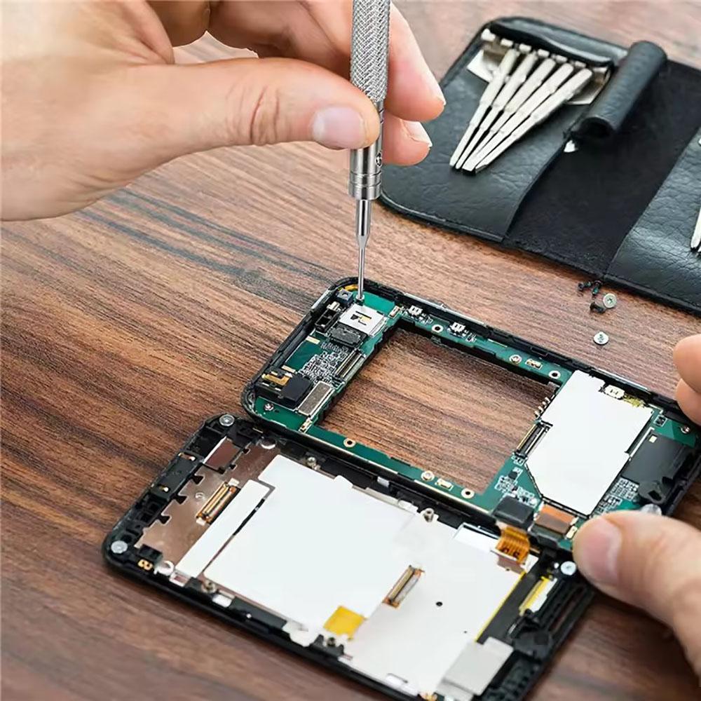 5 Stück Einheiten 0,8-1,6 mm Stahlschraubendreher für Uhrenreparatur Tragbare Uhrenwerkzeuge Armbandentnahme mit Mini-Gliederstiften Uhrmacherwerkzeug