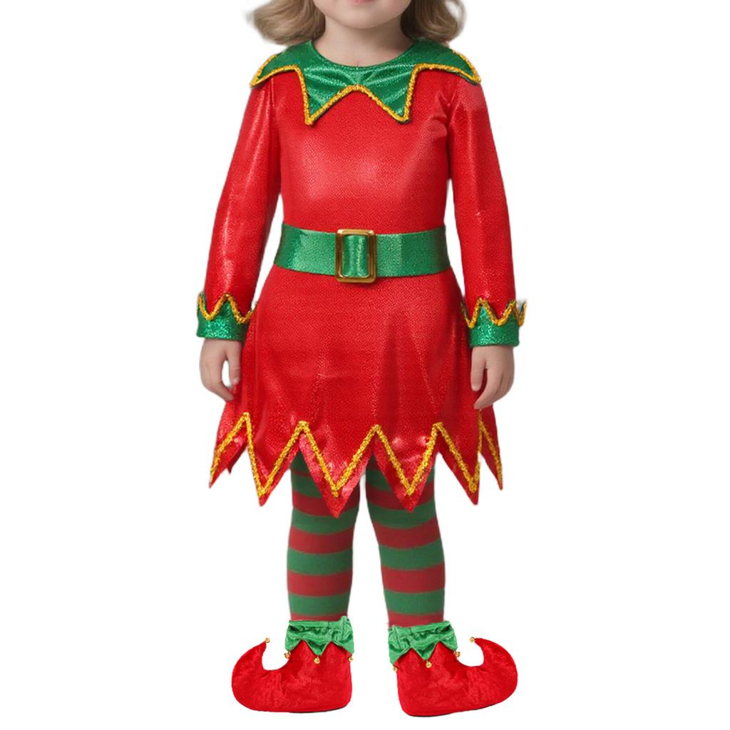 Children's Christmas Costumes, Holiday Party Christmas-themed Performance Cosplay Costumes