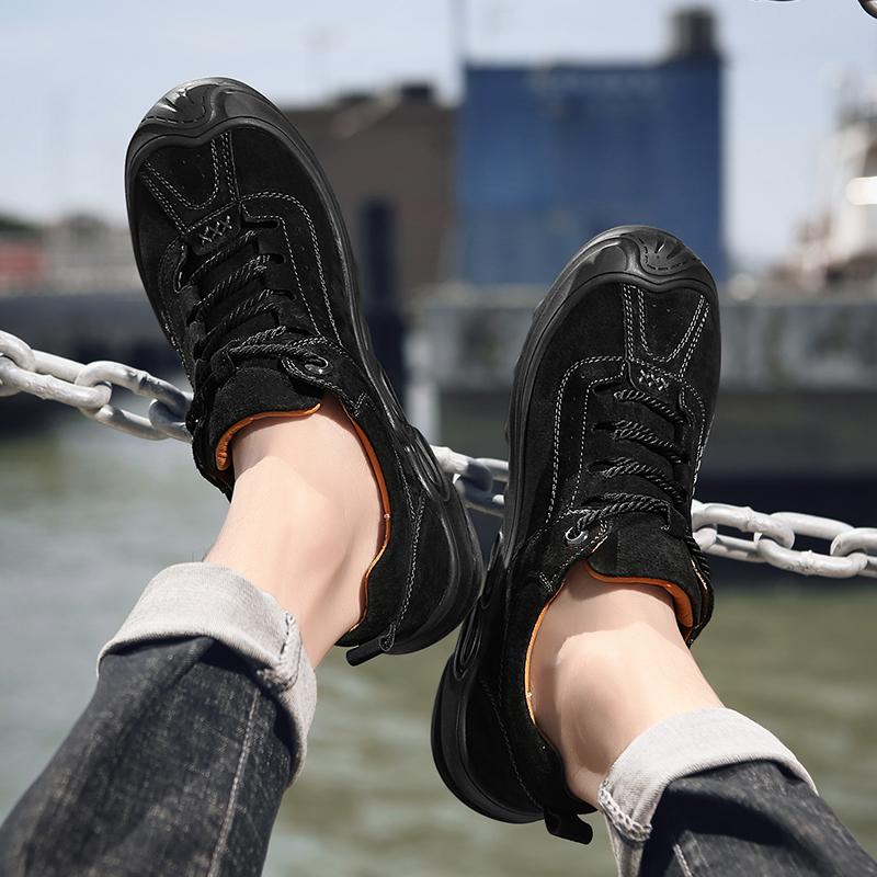 Spring Popular Men 'S Loafers Outdoor Sports All -Matchmen 'S Shoes Casual Fashion Hiking Shoes Breathable Lightweight Hiking Shoes