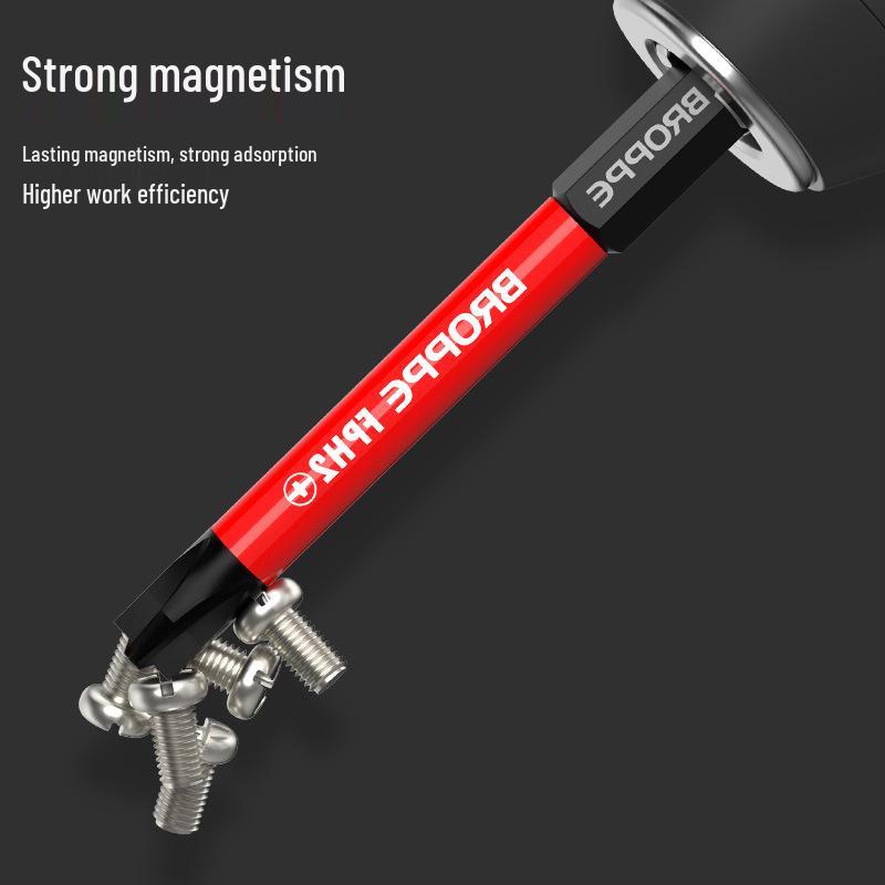 Verbesserter magnetischer, rutschfester Elektriker-Schraubendreherbit für Luft- und Schalttafelschalter