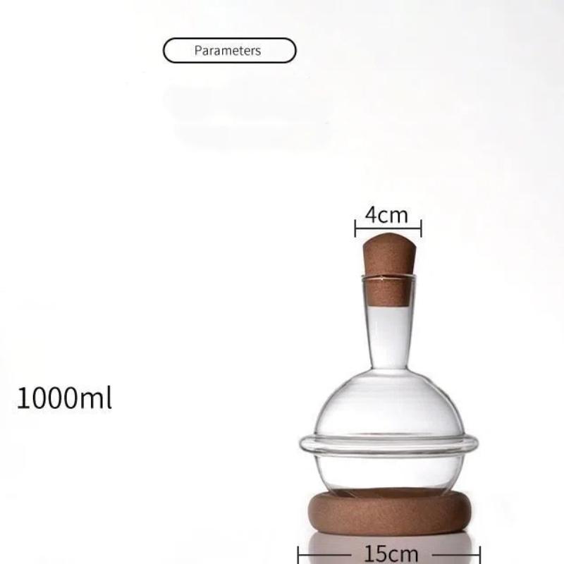 Premium Glass Wine Decanter Red Wine Aerator Elegant Barware Gift