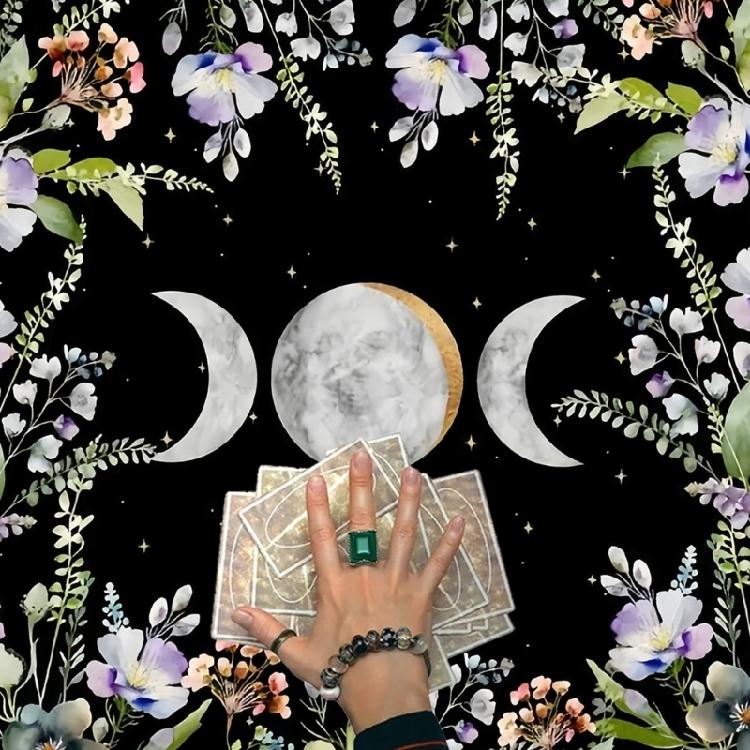 Deluxe Velvets Zodiacs Tarots Cloth Astrology Oracles Board Game Card Mats for Card Enthusiasts
