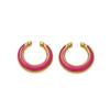 High-End Exquisite Dopamine-Inspired Cross-Border Earrings for Women - Ring-Shaped, Trendy, and Versatile Design