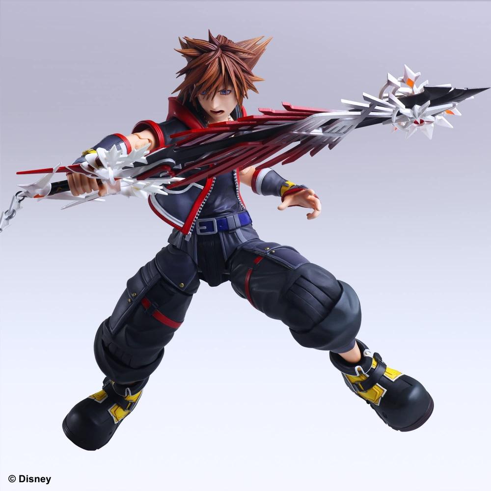 KINGDOM HEARTS III Play Arts Kai Sora ver.2 DX версия ПВХ окрашенная подвижная фигурка — фото 5