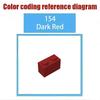 50g 3659 Small Particle Building Blocks, MOC Compatible Arch 1x4 Brick DIY Creative Spare Parts Compatible with Lego