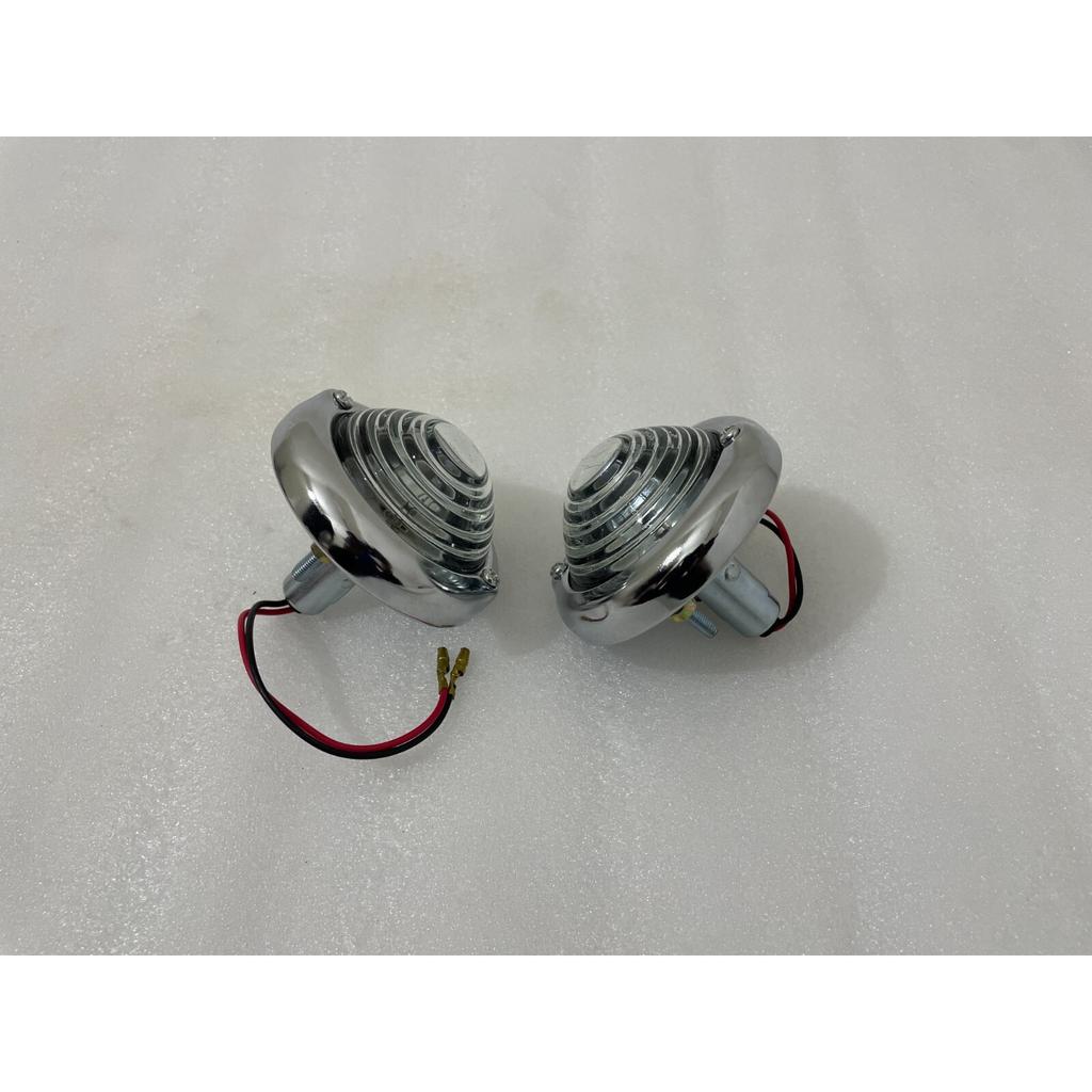 Willys CJ3b CJ3 CJ5 Ford Jeeps Parking Turn Signal Indicator Clear Glass Lights