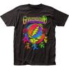 Grateful Dead Neon Splatter Mens T Shirt Music Classic Concert Band Tee Black Unisex T-Shirt