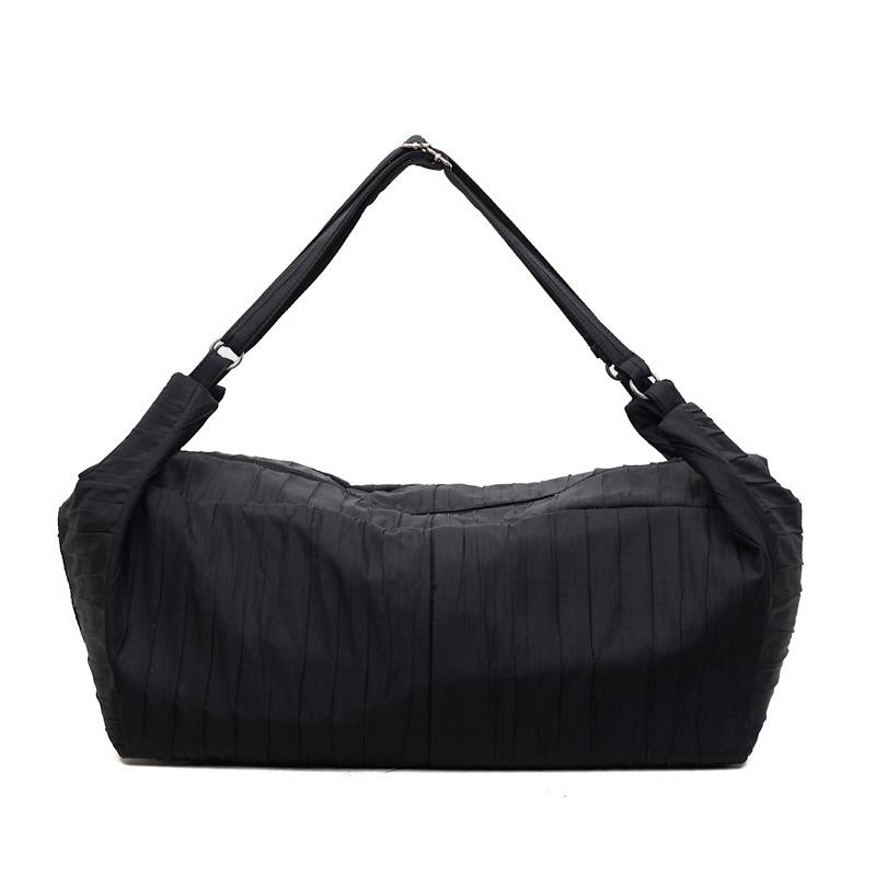 Folded Dumpling Bag Casual Versatile Relaxation Tote Bag Crossbody Large Bag Cycling Sports Lightweight Shoulder Bag